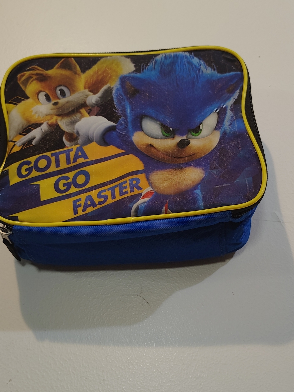 Sonic The Hedgehog Kids Lunch Bag - Blue / Yellow